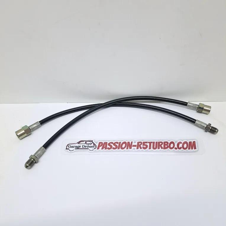 Flexibles de frein avant aviation pour Super 5 GT Turbo